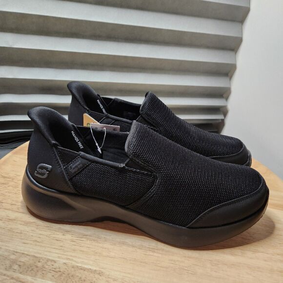S Sport by Skechers black Step In memory foam shoes mens 10.5 - Picture 1 of 7